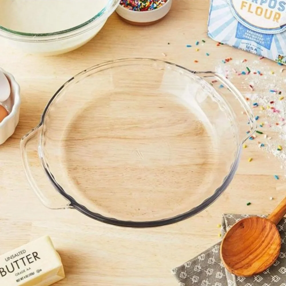 Anchor Hocking 9.5-inch Glass Pie Dish